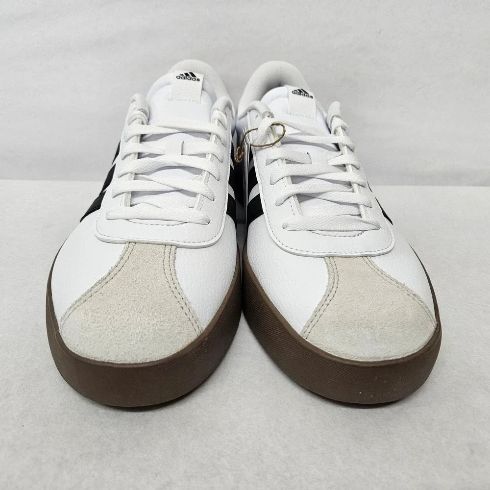Adidas VL Court 3.0 Skateboarding Shoes ID6285 White Core Black Men's Size 10.5 - Picture 5 of 11